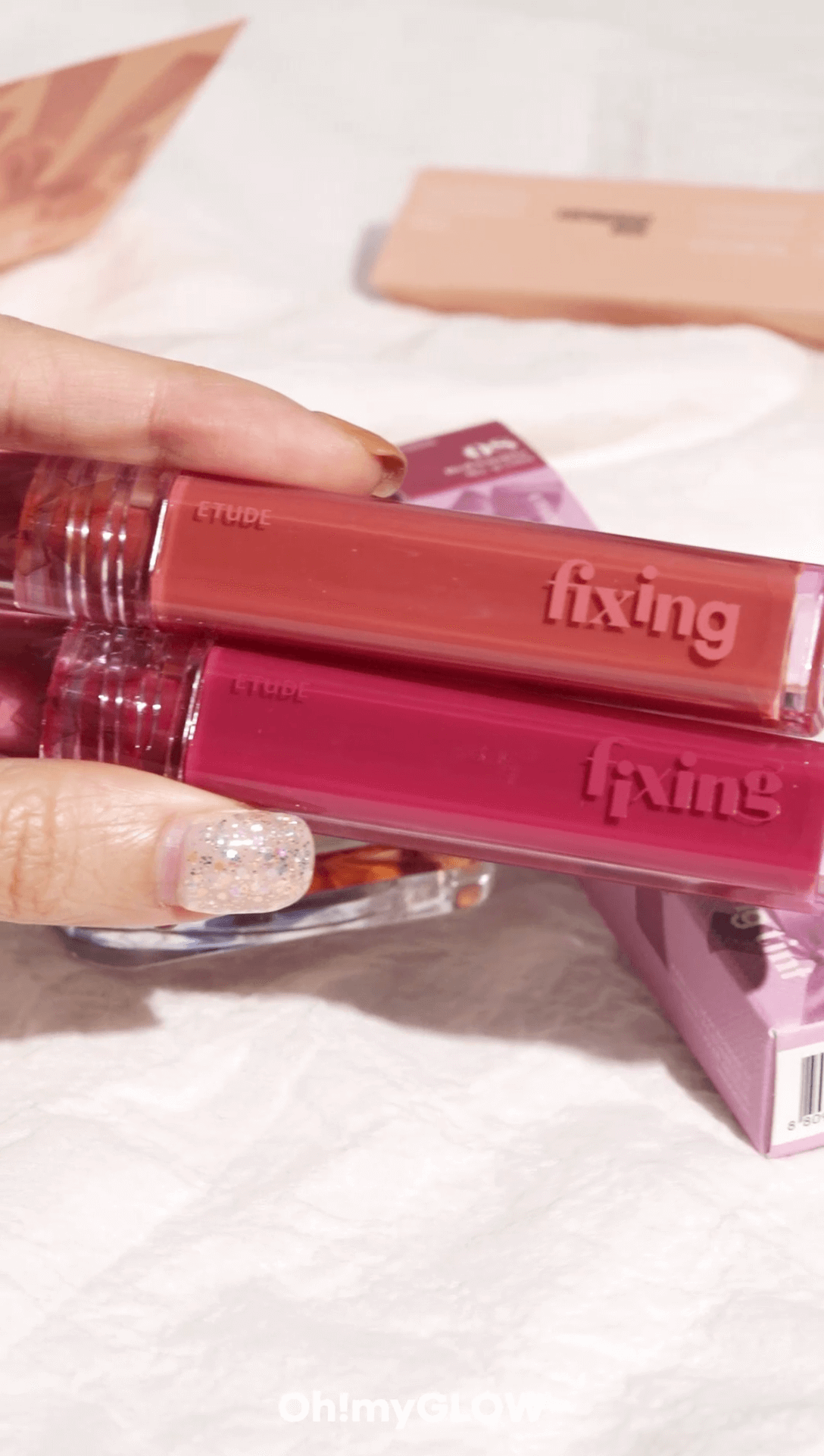 Glow Fixing Tint 水光唇釉 | EtudeHouse 最新23FW 系列 #Celebeaurity OMG實拍