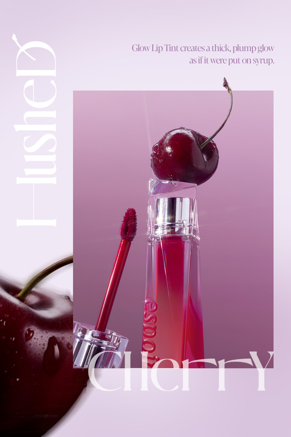Winter代言~韓國 Espoir 🍒櫻桃系列 Hushed Cherry Edition Couture Lip Tint Glaze 瑩潤果汁鏡面唇釉(#01-06)- 6色選擇