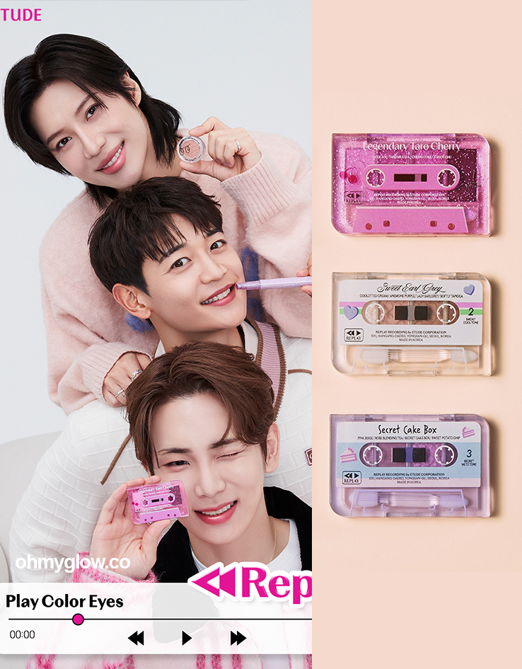 韓國Etude 最新復刻Replay Collection 練習曲系列 Play Clolor Eyes 磁帶4色眼影盤- 3色選擇