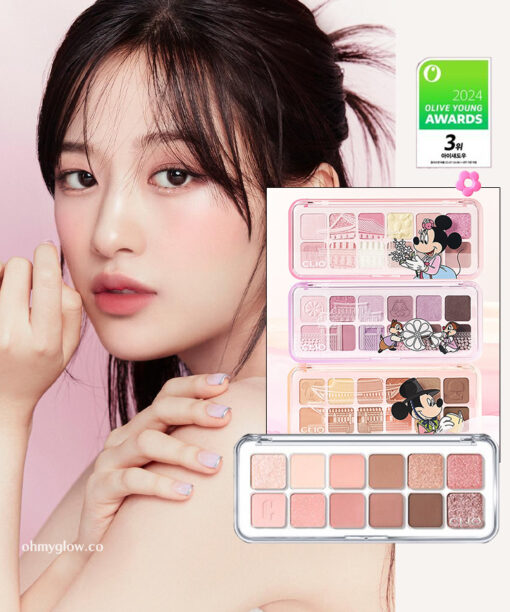 🏆GlowPick No.1 ~ 韓國 CLIO X 俞真 Pro Eye Palette Air 新款12色眼影盤(#104-106) Disney Mickey & Friends Edition 迪士尼米奇系列