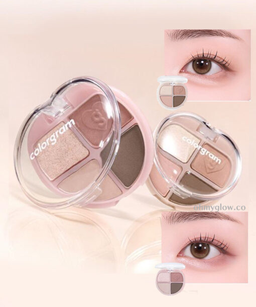 韓國平價彩妝 Colorgram TINTIN DORY Eyeshadow Palette 4色眼影盤(#01-08) - 8色調選擇