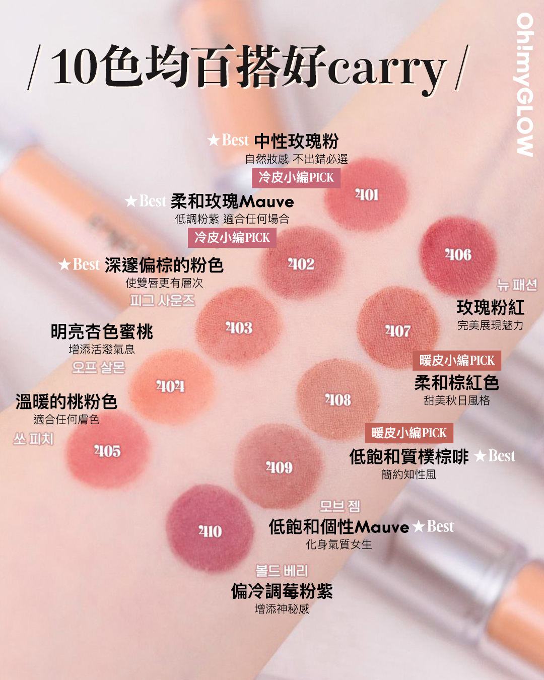new in 最新Laka霧面唇膏 #OMG實測 絲滑奶油霧面 MLBB必備粉嫩色 同場加映限時Laka優惠 請美女們睇到最後 Laka Bulky Matte Lipstick 霧面唇膏 (#401-410) – 10色選擇 #401 Low Pink #402 To Rose #403 Fig Sounds #404 Off Salmon #405 So Peach #406 New Passion #407 Chilli Lock #408 Bebe Almond #409 Mauve Gem #410 Bold Berry 10色均百搭好carry