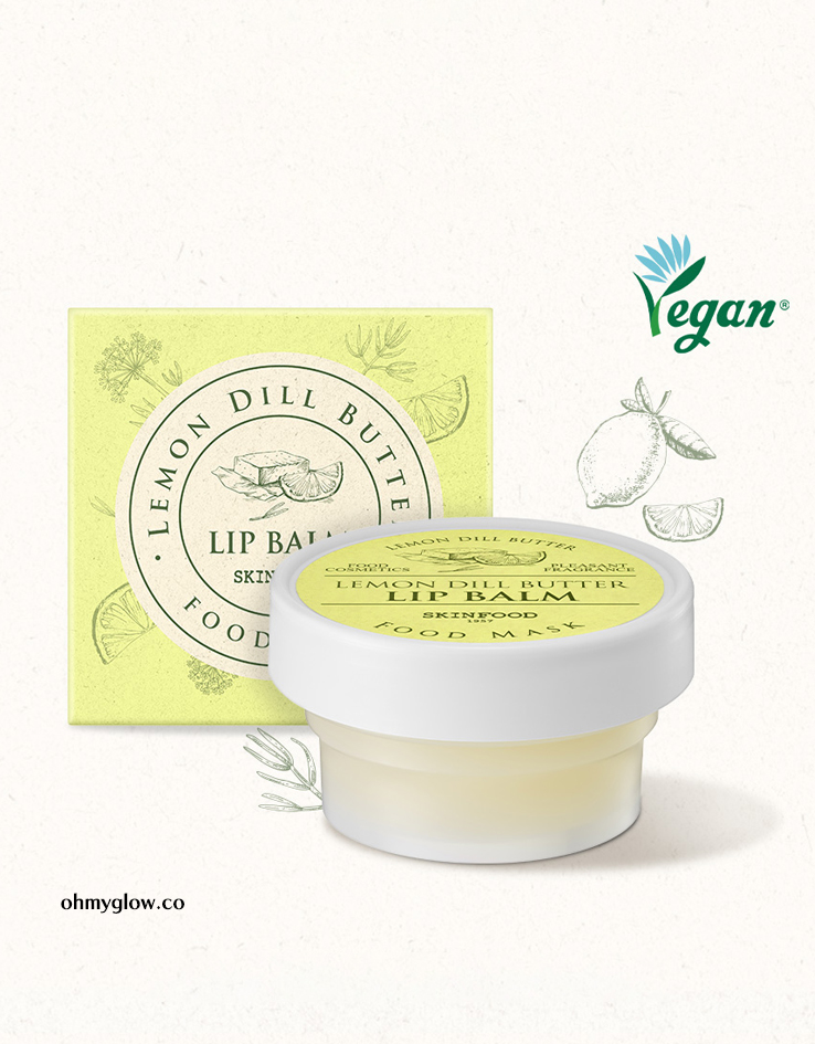 韓國 Skinfood Lemon Dill Butter Food Mask Lip Balm 植萃濟州檸檬奶油潤唇膏