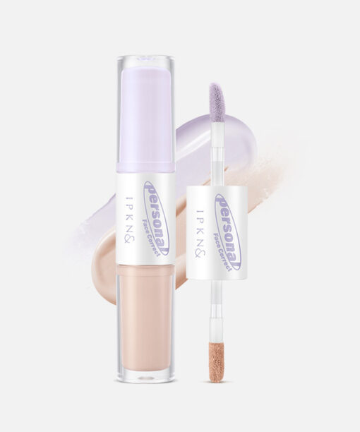 韓國 IPKN Personal Tone Correcting Concealer Duo 個人色彩 遮瑕 X 校正液2合1(綠色/紫色) - 2色調選擇