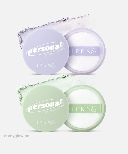 韓國 IPKN Personal Tone Correcting Power 個人色彩校正調色定妝蜜粉(綠色/紫色) - 2色調選擇
