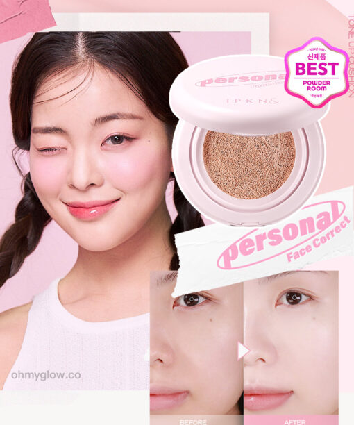 韓國 IPKN Personal Tone Up Cushion SPF 30 PA++ 個人色彩提亮調膚氣墊