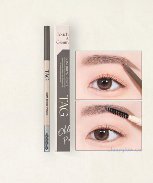 韓國平價彩妝 TAG X Too Cool For School Slim Brow Pencil 雙頭纖細眉筆 - 3色選擇
