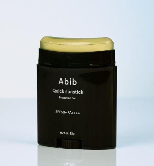 妝後補防曬🉑～韓國 ABIB Quick Sunstick Protection Bar SPF50+ PA++++ 透明不泛白清爽防曬棒