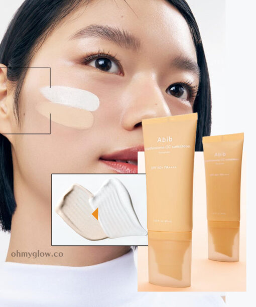 變色CC霜 自然遮瑕～韓國 ABIB Glutathiosome CC Sunscreen Toning Tube SPF 50+ PA++++ 穀胱甘肽去斑X自然提亮X防曬 3合1 素顏防曬霜 - 50ml