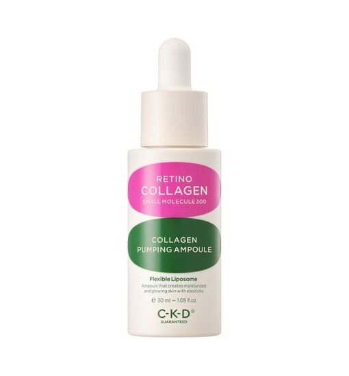 韓國 CKD Retino Collagen Small Molecule 300 Collagen Pumping Ampoule 維A視黃醇低分子膠原蛋白毛孔彈力安瓶精華 - 30ml