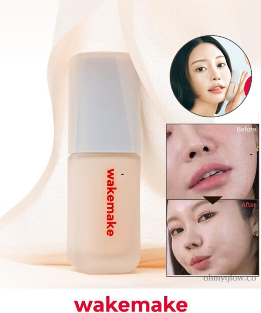 HyoJin聯名研發～韓國 Wakemake Seamless Wear Foundation SPF30 PA+++ 無縫裸感貼服半霧面粉底液 - 6色選擇