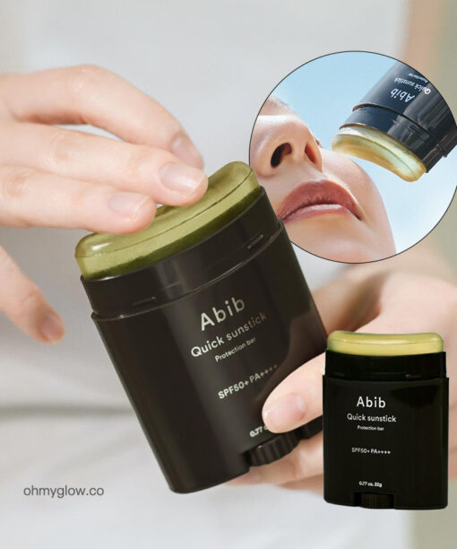 妝後補防曬🉑～韓國 ABIB Quick Sunstick Protection Bar SPF50+ PA++++ 透明不泛白清爽防曬棒