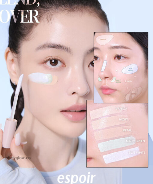 刮刀刷頭～韓國 espoir Easy Blending Concealer 輕盈貼膚自然遮瑕提亮液 - 5色選擇