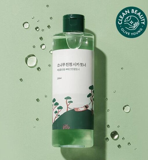 泛紅鎮靜～韓國 Round Lab Pine Calming CICA Toner 松樹積雪草鎮靜舒敏清爽水潤爽膚水 - 250ml
