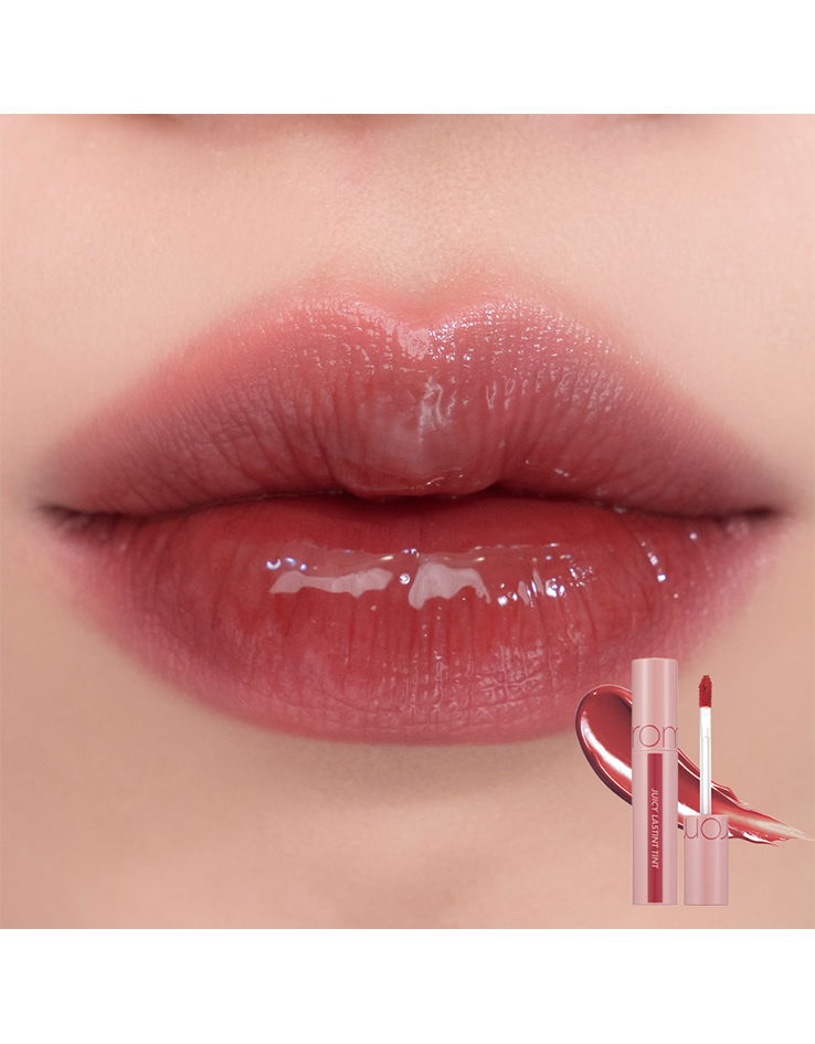 韓國彩妝 Romand Juicy Lasting Tint 果汁玻璃水光唇釉 – 24 PEELING ANGDOO 剝落櫻桃